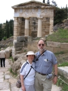[Bill & Young Samuel at Delphi, Greece June 6, 2007]
